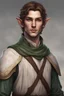 Placeholder: Ordinary male elven, with short brown hair and dark eyes, dressed as a commoner servant