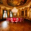 Placeholder: Celebration in a schloss, austrian people, ledherhosen, Austrian aesthetic, warm colors, wooden floor, forest green walls, no chandeliers, night time, 8k, HD, cinematography, photorealistic, Cinematic, Color Grading, Ultra-Wide Angle, Depth of Field, hyper-detailed, beautifully color-coded, insane details, intricate details, beautifully color graded, Cinematic, Color Grading, Editorial Photography, Depth of Field, DOF, White Balance, 32k, Super-Resolution, Megapixel, ProPhoto RGB, VR