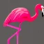 Placeholder: A mechanical flamingo