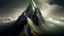 Placeholder: Surreal mountain peak.