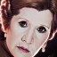 Placeholder: [[extrem stunning photorealistic carrie fisher as princess leia in star wars]] :: [[photorealistic brown eyes, symmetrical short hair, head and shoulders portrait, 8k resolution photorealistic portrait by Greg Rutkowski, WLOP, hyperdetailed, intricately detailed, triadic colors]]