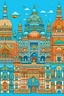 Placeholder: Generate an image highlighting the historic architecture of Chennai, featuring landmarks such as the Kapaleeshwarar Temple or the Fort St. George, with intricate details and vibrant colors.