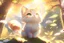 Placeholder: cute anime chibi cat in magnolia forest in sunshine Weight:1 heavenly sunshine beams divine bright soft focus holy in the clouds Weight:0.9