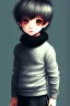 Placeholder: Shota, cute, baggy black sweater