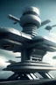 Placeholder: a mid air industry futuristic style