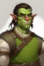 Placeholder: nerdy half orc young male