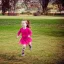 Placeholder: little girl running towards