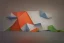 Placeholder: background simple colorful 3d geometric installation graphics