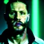 Placeholder: Actor, tom hardy, replicant man, blade runner style, rain, fog, neon ambient, gradient color, clean skin, circuits, latex coat, cyber punk, neon, tubes, portrait, studio photo, unreal engine 5, smooth color, 16 bit, god lights, ray tracing, RTX, lumen lighting, ultra deatail, volumetric lighting, 3d, finely drawn, hd.