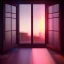 Placeholder: A sunset behind the windows, Night time with a moonlit sky, intricate detail, Photorealistic, polychromatic, geometric, filmic, complex, Photography, Nikon, HDR, 64 megapixels, 4k resolution