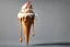 Placeholder: hyper realistic dripping ice cream cone