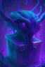 Placeholder: Box alien ,psychedelic, vibrant color scheme, highly detailed, sharp, romanticism, cinematic, concept art, 4k, 8k, trending on art station, purple and blue tones