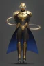 Placeholder: Golden Robot, Heavenly Angel Characteristcics, Sorcerer Supreme, Cloak, Humanoid, Halo Ring on his back.