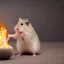 Placeholder: Hamster breathing fire