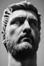 Placeholder: Ultra Realistic image, roman sculpture, white marble material, Lionel Messi, Laurel leaves crown, miguel angel style, chisel style, emperador, waist up portrait, epic, celestial, cinematic lighting, God light, god rays, 4k resolution, smooth details, ornate details, soft lighting, unreal engine 5, sky and clouds background.