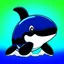 Placeholder: A cute orca, killer whale, avatar