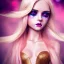 Placeholder: 1 full body shot, masterpiece galactic gold metalic, best quality, white skinned, sparkling eyes, fluorescent skin,pink makeup, fairy style,long hair, highly detailed body, sun light, 4K, RAW, depth of field, high contrast, realistic details, 24mm