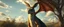 Placeholder: portrait of wild dragon kangaroo above byzantes