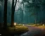 Placeholder: fantasy forestry, fall, night, fireflies, moon highly detailed, hyper-detailed, beautifully color-coded, insane details, intricate details, beautifully color graded, Cinematic, Color Grading, Editorial Photography, Depth of Field, DOF, Tilt Blur, White Balance, 32k, Super-Resolution, Megapixel, ProPhoto RGB, VR, Halfrear Lighting, Backlight, photorealistic rendering