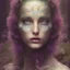 Placeholder: Portrait of beautiful girl, face dept of field,face shining, plant, metal, feathers,central weight average, CWA Dryad, fae, sidhe, ominous, nature, plants, wildflower sparkle,wildflower 3d view, facepaint, dnd character portrait, intricate, oil on canvas, masterpiece, expert, insanely detailed, 4k resolution, retroanime style, cute big circular reflective eyes, cinematic smooth, intricate detail , soft smooth lighting, soft pastel colors, painted Renaissance style,sharp fucus, bokeh,macro lens,