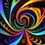 Placeholder: beautiful mockap graphic sifi ,colorful ,artistic, math,nice 3d fractal recursive art