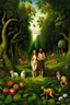 Placeholder: adam and eve in the garden of eden