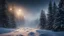 Placeholder: fir forrest scenery, heavy mist,valley,creek,forest,christmas ,tree,,nature,night,snow,fir tree,high-quality photograph,zeiss prime lens, bokeh , high detail, smooth render, unreal engine 5, dust effect, vivid colors,night