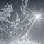 Placeholder: celestial, reflection, ice crystals, snow, icicles