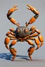Placeholder: hi poly Mud Crab T-pose just the character and simple background