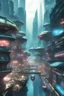 Placeholder: cities of the future cyberpunk