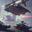 Placeholder: cyberpunk 2077 version of a tank