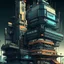 Placeholder: cyberpunk retro futuristic construction for comics