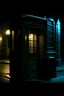 Placeholder: Love in telephone booth Edward Hopper style cinematic dramatic hd hig hlights detailled real wide and depth atmosphere