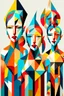 Placeholder: geometric people abstract