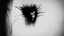 Placeholder: sketch of a scary dark wall white background