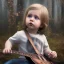 Placeholder: Mystery Kurt cobain toddler, full body, guitar, dramatique, art background, dramatic lighting, volumetric lighting, hyperrealisme, 8k, high quality, lot of details, fit within portrait, hyper realistic, unreal engine 5, uhd