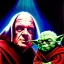 Placeholder: Ultra detailed fullbody Portrait in oil on canvas of Darth Sidious merges Yoda ,intense stare,extremely detailed digital painting, extremely detailed face,crystal clear Big eyes, mystical colors ,perfectly centered image, perfect composition, rim light, beautiful lighting,masterpiece,8k, stunning scene, raytracing, anatomically correct, in the style of robert e howard and Ken Kelley and Ohrai Noriyoshi and Simon Bisley and tomzj1