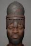 Placeholder: african head portrait, warrior costume, village, meditation, woods, galaxy sky, 8k quality