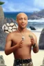 Placeholder: dwayne the rock johnson selling sea shells down by the sea shore