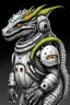 Placeholder: dragon in a spacesuit