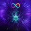 Placeholder: infinity symbol ∞ with vibrant single Plankton in water, striking, neon, chiaroscuro, dramatic, captivating, powerful, fantasy, beautiful, octane render, 16k post-production, artstation: award-winning: atmospheric: commanding: fantastical: clarity: ultra quality: striking: brilliance: stunning colors: amazing depth; lens: f/11, 35mm