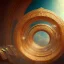 Placeholder: wide open semicircular stargate, glistening shiny, intricate, Exquisite details and textures, ultra detailed, digital painting, artstation, concept art, sharp focus, space background, illustration, 8k, by stability ai, nvidia