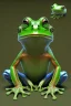 Placeholder: frog cyborg, matrix style