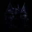Placeholder: house, black background, gothic, darkness