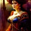 Placeholder: Drawing of beautiful face busty tavern wench,sweet stare,ancient leather armor, balanciaga fashion clothe painting by gaston bussiere, greg rutkowski, yoji shinkawa, yoshitaka amano, tsutomu nihei, donato giancola, tim hildebrandt, oil on canvas, cinematic composition, extreme detail,fit full head inside picture,16k