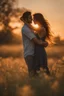 Placeholder: Photo Of A Two Lovers Slow Dancing In A Field During Sunset, , Highly Detailed 8k, Intricate, Nikon D