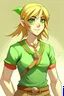 Placeholder: link from legend of Zelda, feminization