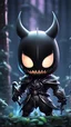 Placeholder: Chibi Hollow knight venom in 8k solo leveling shadow artstyle, in the style of fairy academia, hollow knight them, mask, close picture, neon lights, intricate details, highly detailed, high details, detailed portrait, masterpiece,ultra detailed, ultra quality