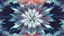 Placeholder: digital glitch pattern snowflake geometric abstraction by per kirkeby