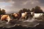 Placeholder: cows downing in deep water by Correggio